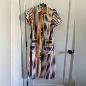 CJR x Target Rainbow Shirt Dress